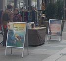 Bücherstand der Jehovas Zeugen in Bruchsal am 09.03.2013