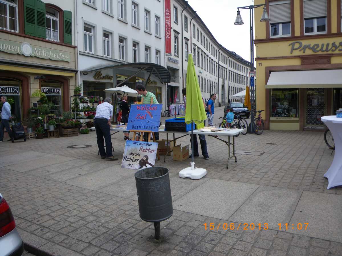 Freie Christen aus Neulußheim in Speyer am 15. Juni 2013