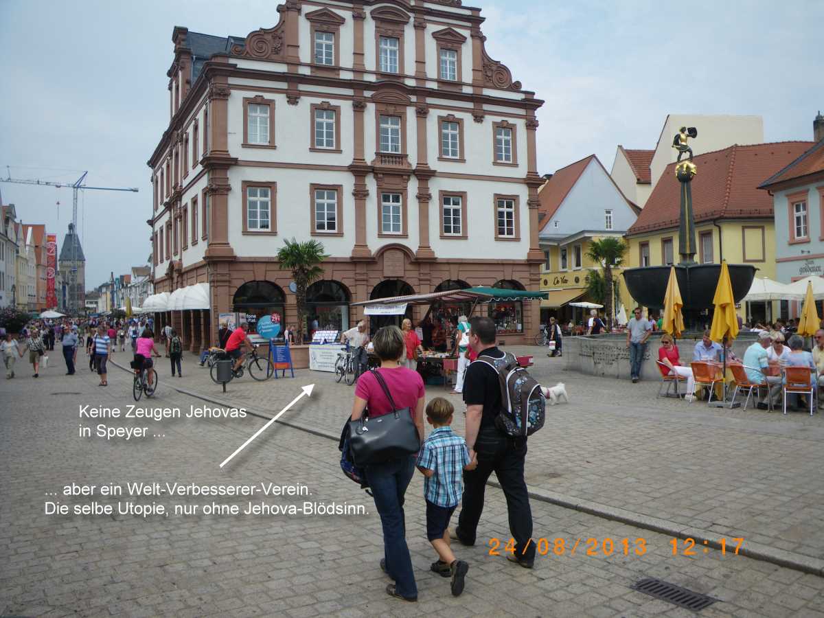 Keine Zeugen Jehovas in Speyer