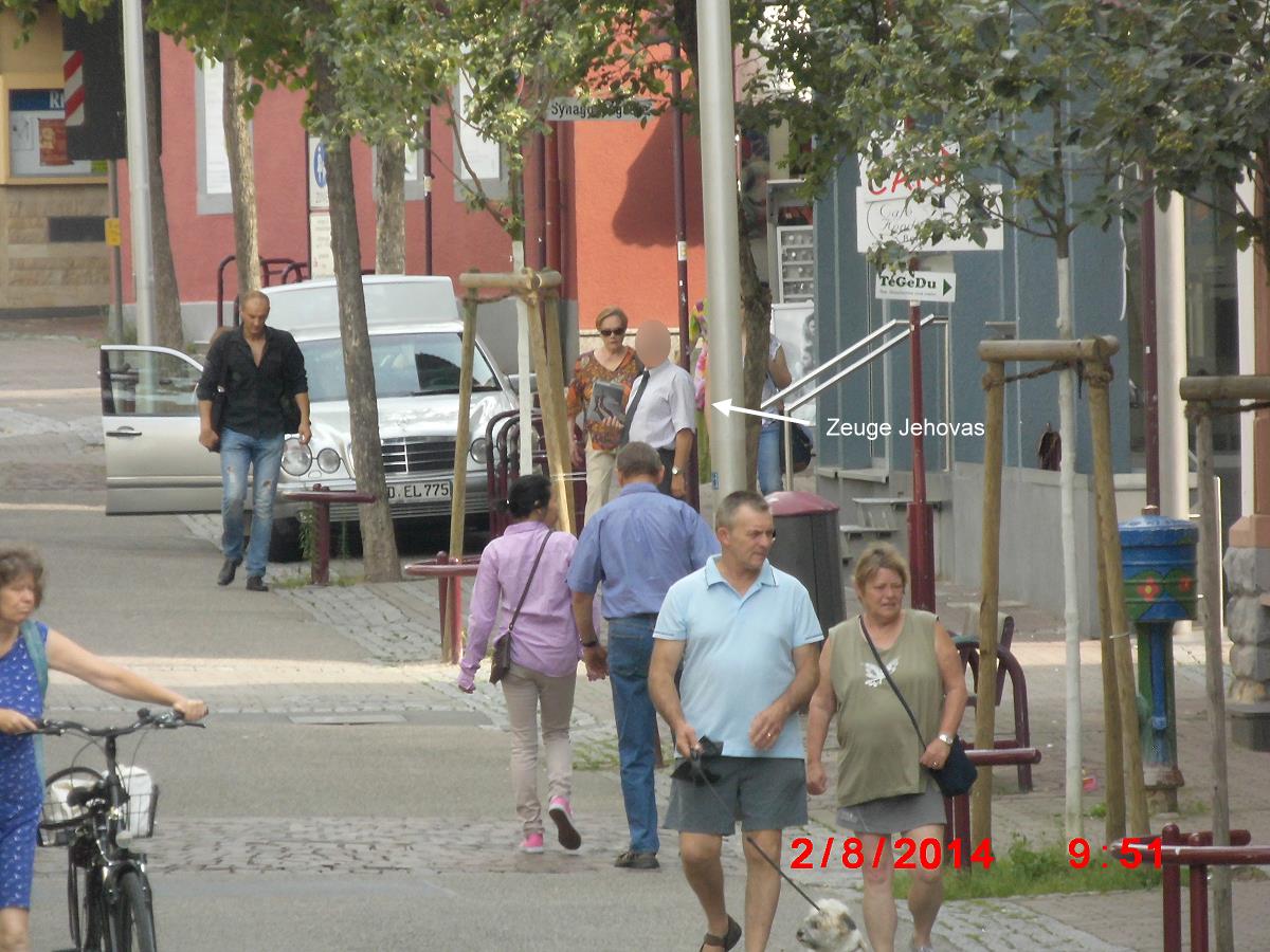Jehovas Zeugen in Speyer und Wiesloch aufklären