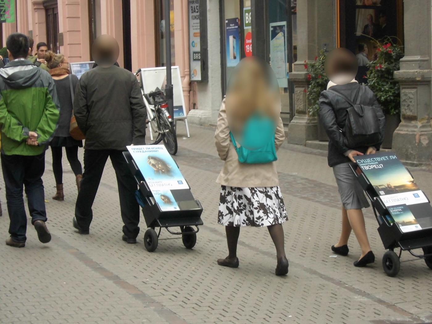 Heidelberg: Jehovas Zeugen Verblutungsprozession
