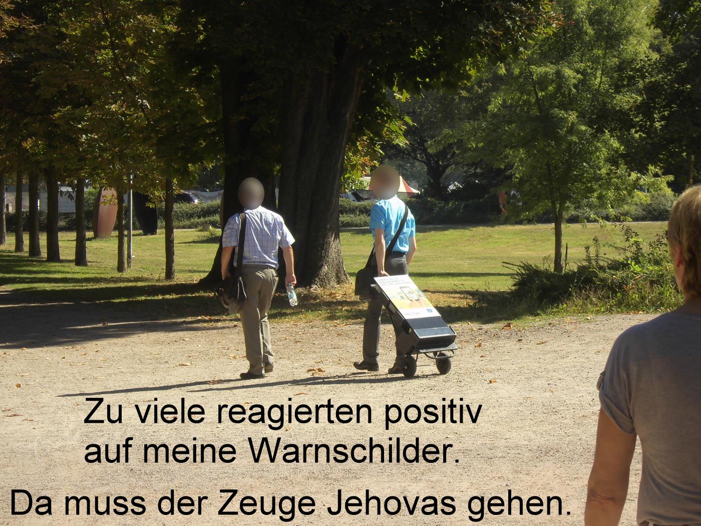 Jehovas Zeugen in Speyer: Spinne sucht Fliegen
