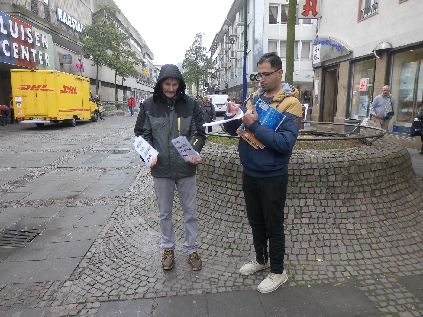 Jehovas Zeugen in Darmstadt und ein Moslem