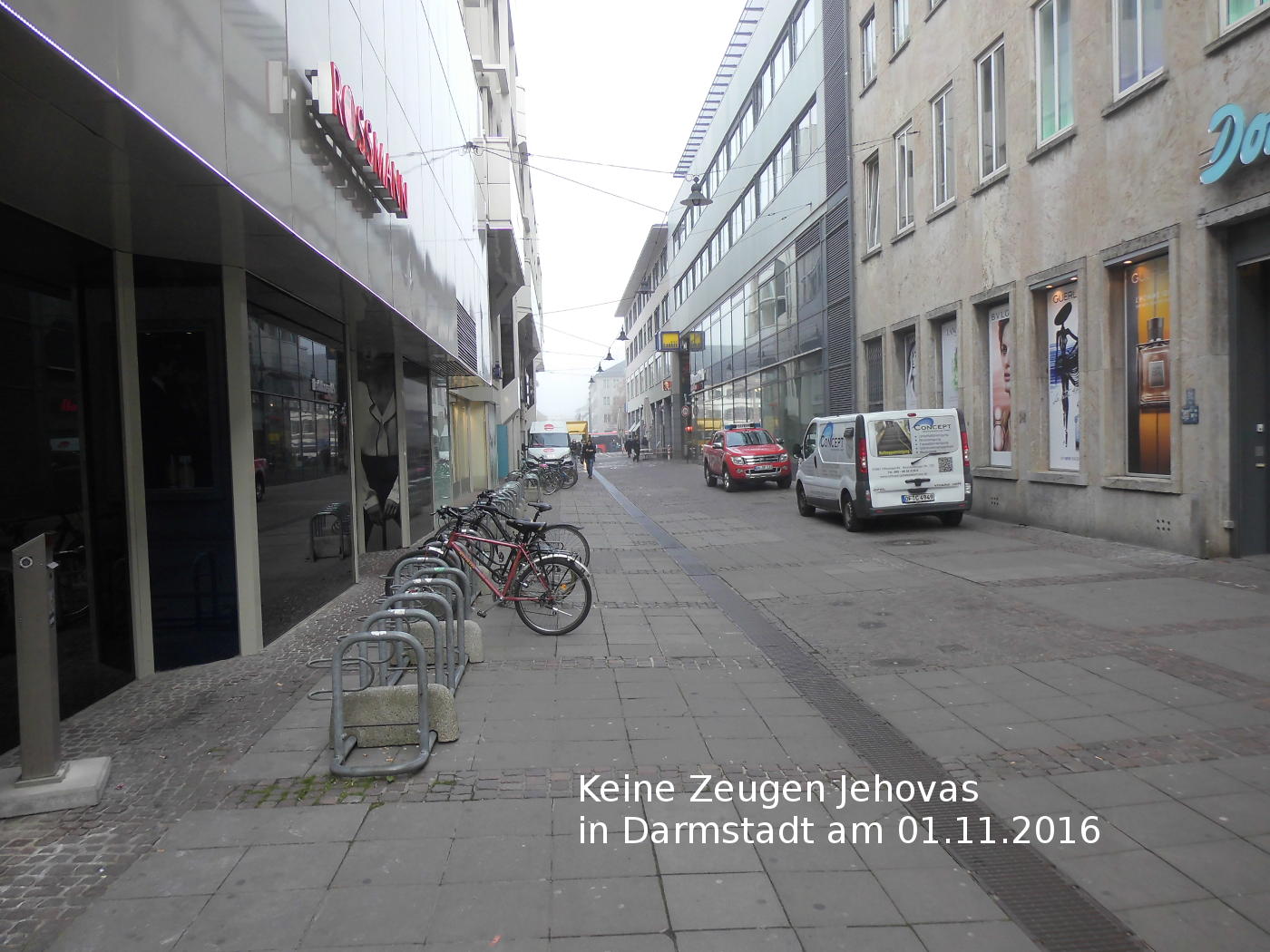 Keine Zeugen Jehovas in Darmstadt am 01.11.2016