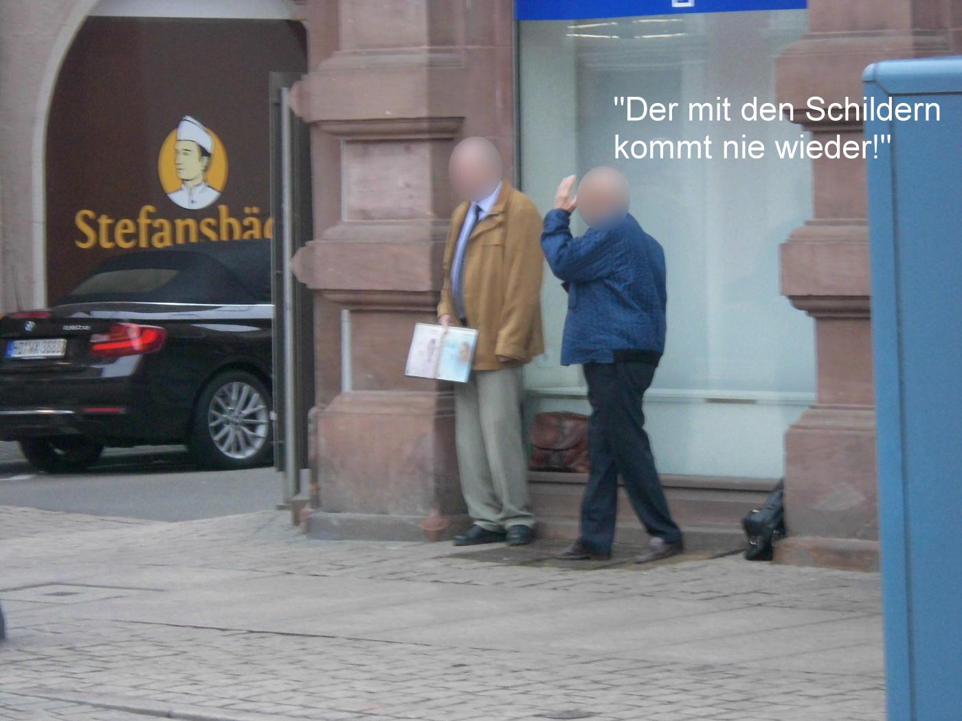 Speyer: Ich kam, sah und Jehovas Zeugen verschwanden