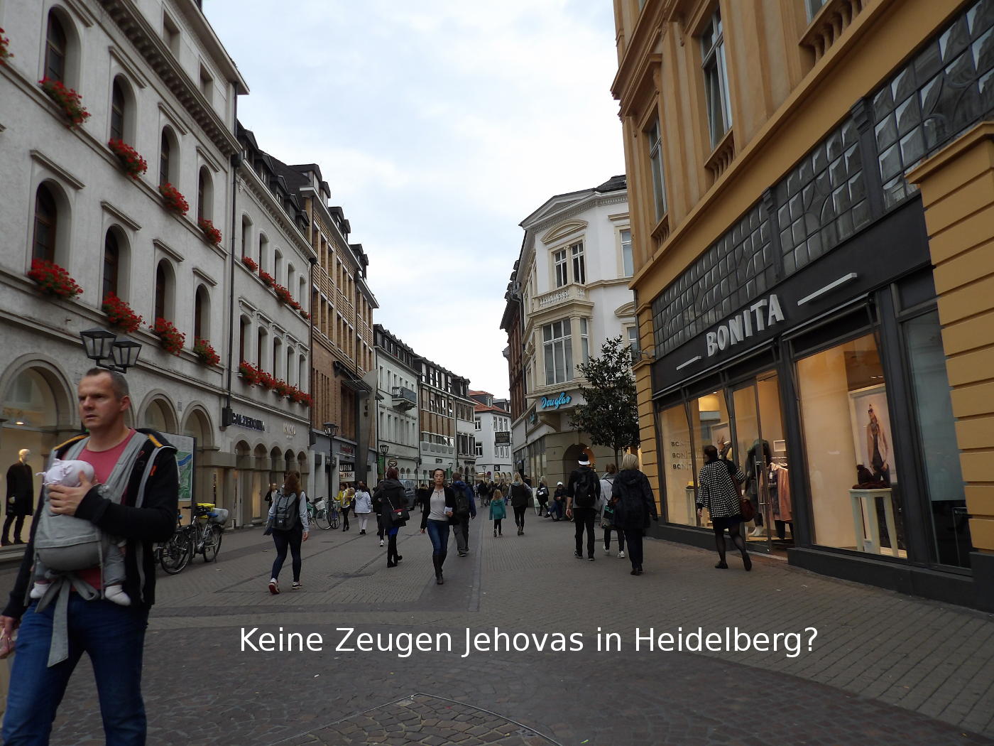 Heidelberg: ein Profibettler und ein Zeuge Jehovas
