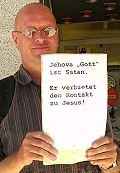 Zeugen Jehovas ansprechen am 18. August 2012 in Bruchsal
