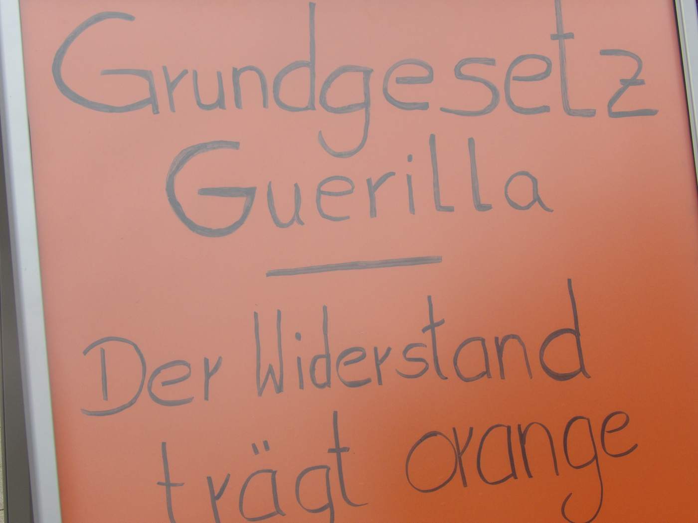 Grundgesetz-Guerilla Rauenberg am 22.11.2020