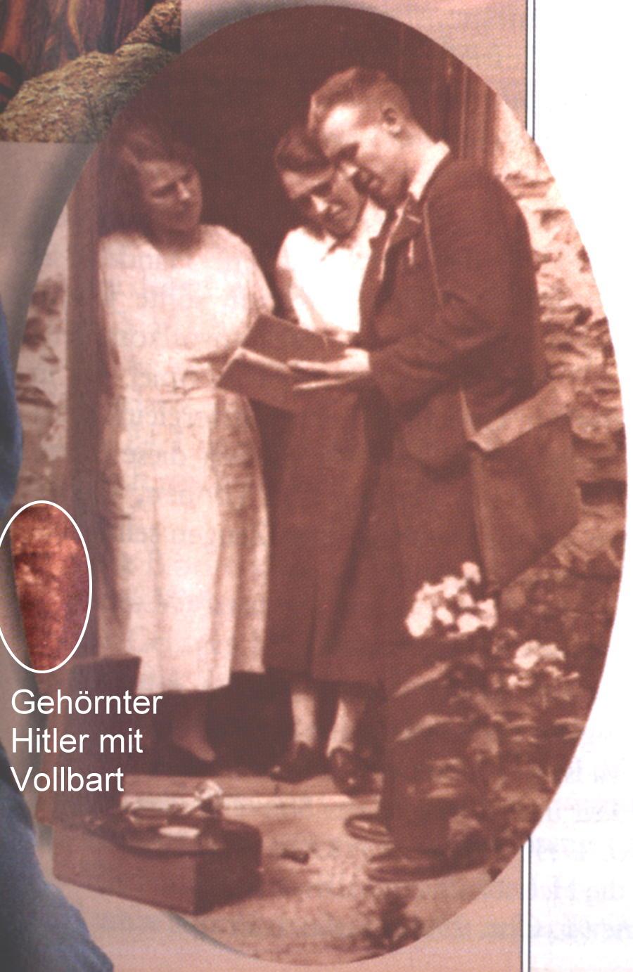 Gehörnter Hitler