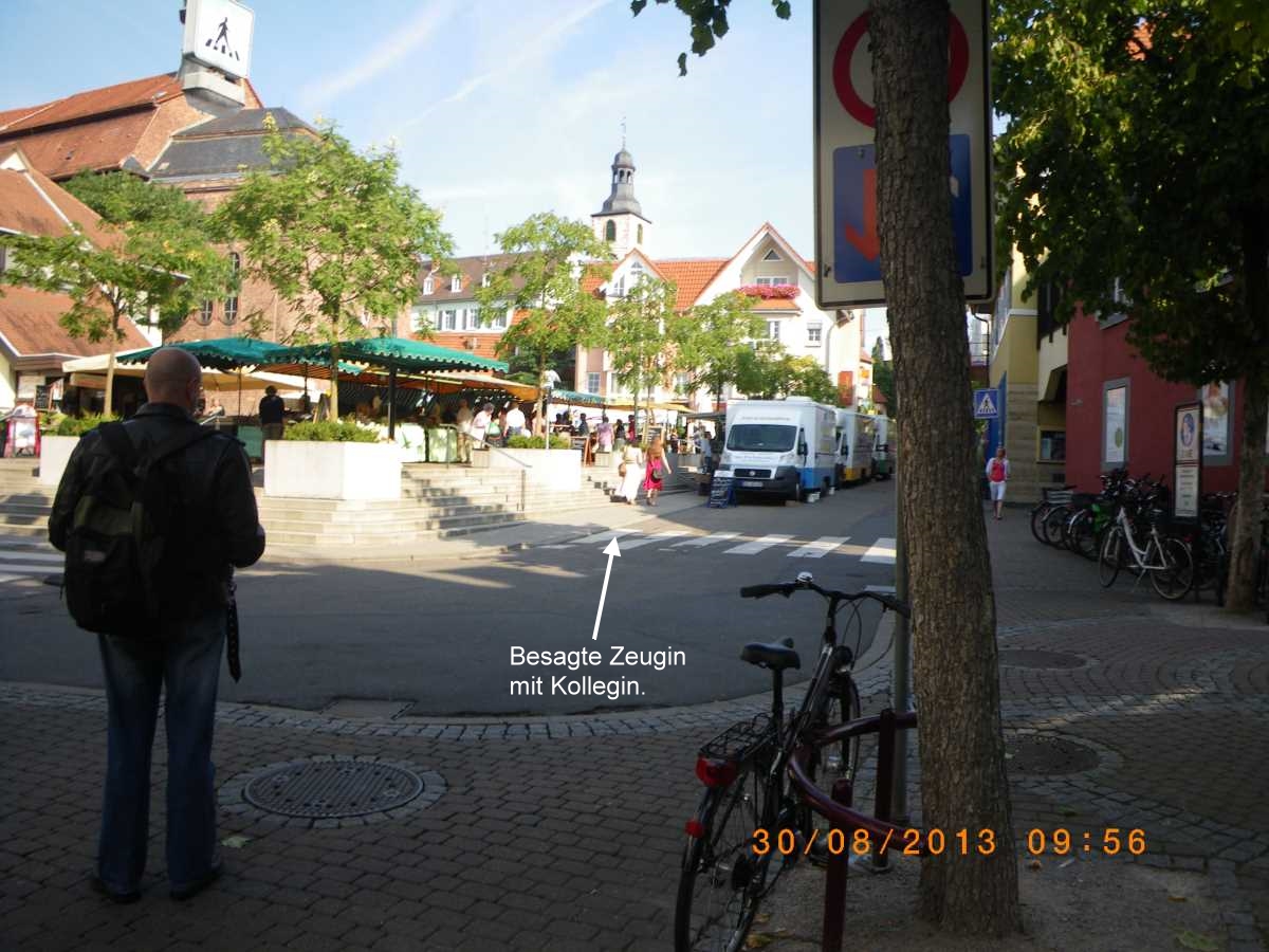 Jehovah's Witnesses in Wiesloch and an Interested Person