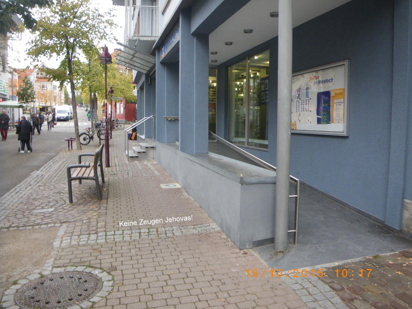 No Jehovah's Witnesses in Wiesloch