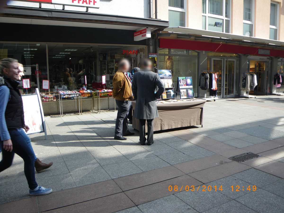 Bruchsal: Jehovah's Witnesses lie without eyelashes, without shame!