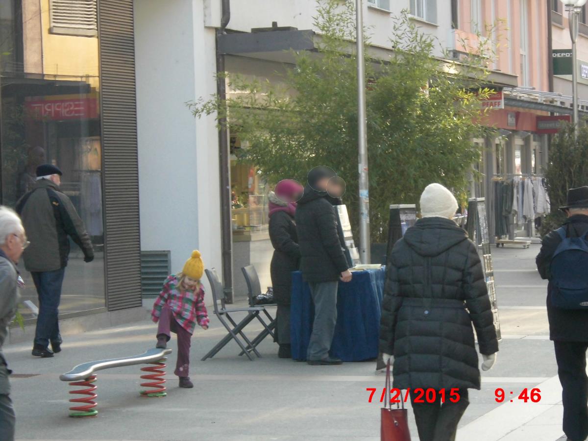 Bruchsal: Jehovah's Witnesses without Interested – Jehovah's Witnesses Only Work Hours – Blunt and Mechanical