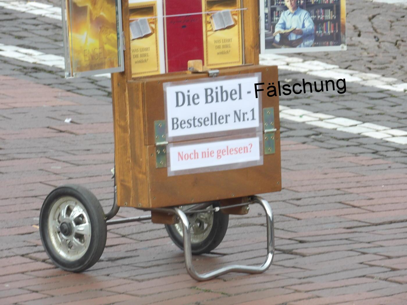 Darmstadt: Jehovah's Witness casserole! Thou shalt not drink the blood of thy neighbour