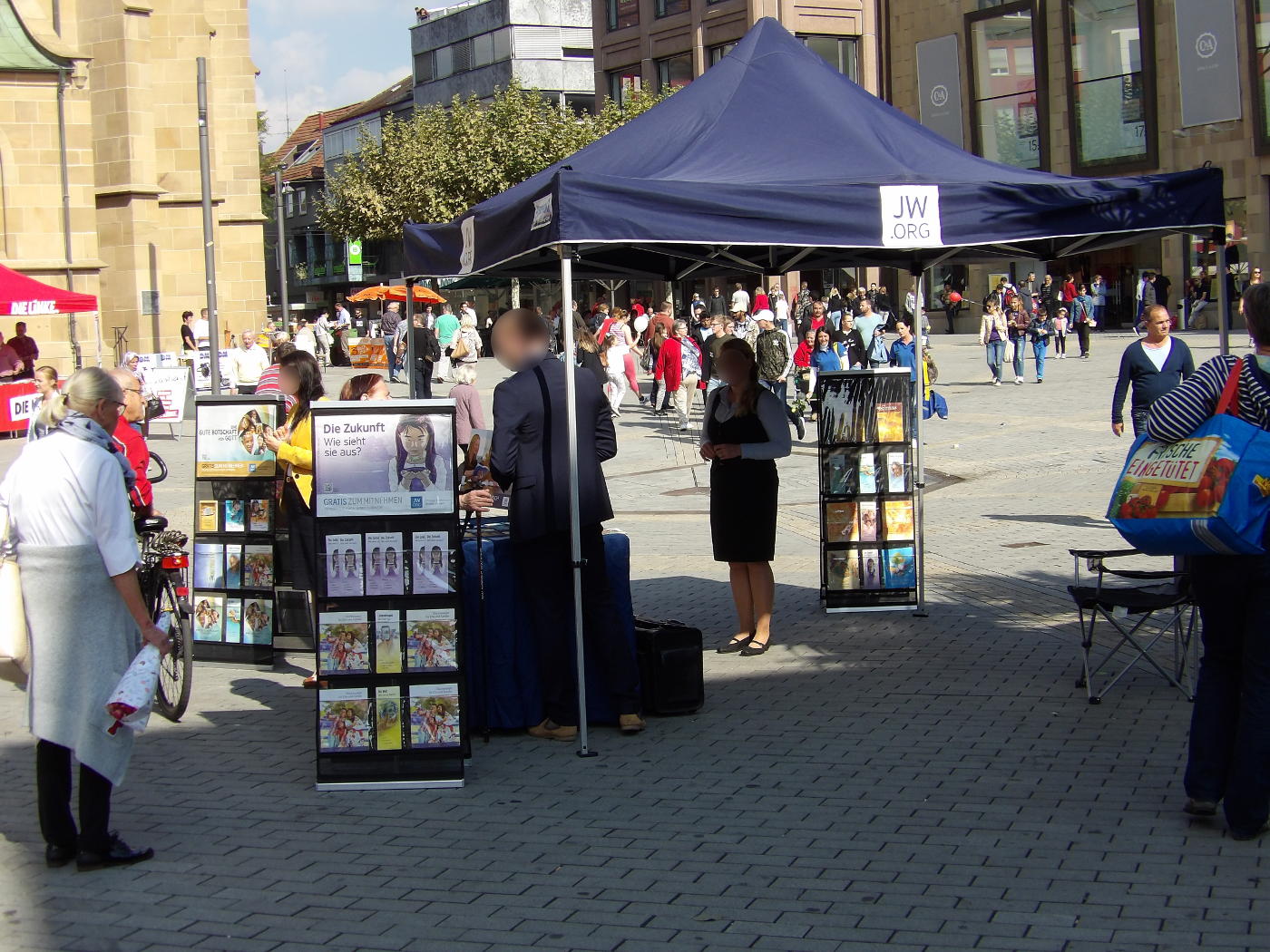 Criticism of Jehovah's murder advertising in Heilbronn