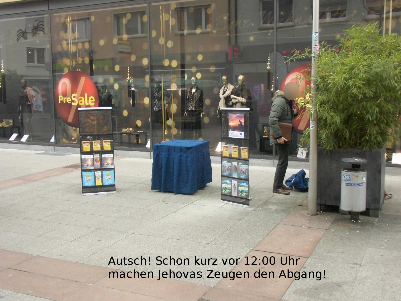 Jehovah's Witnesses in Bruchsal do not drink human blood