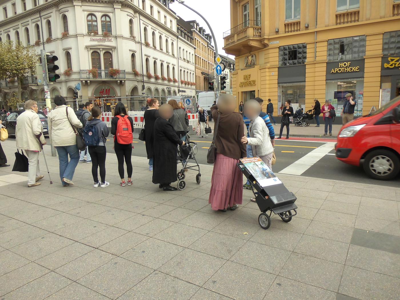 Jehovah's Witnesses in Wiesloch like flies