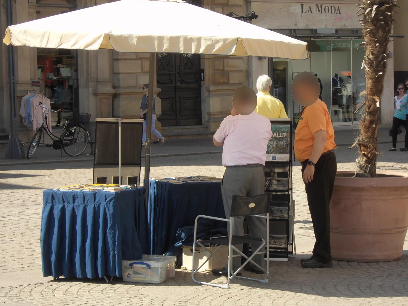 Jehovah's Witnesses in Speyer without human contact