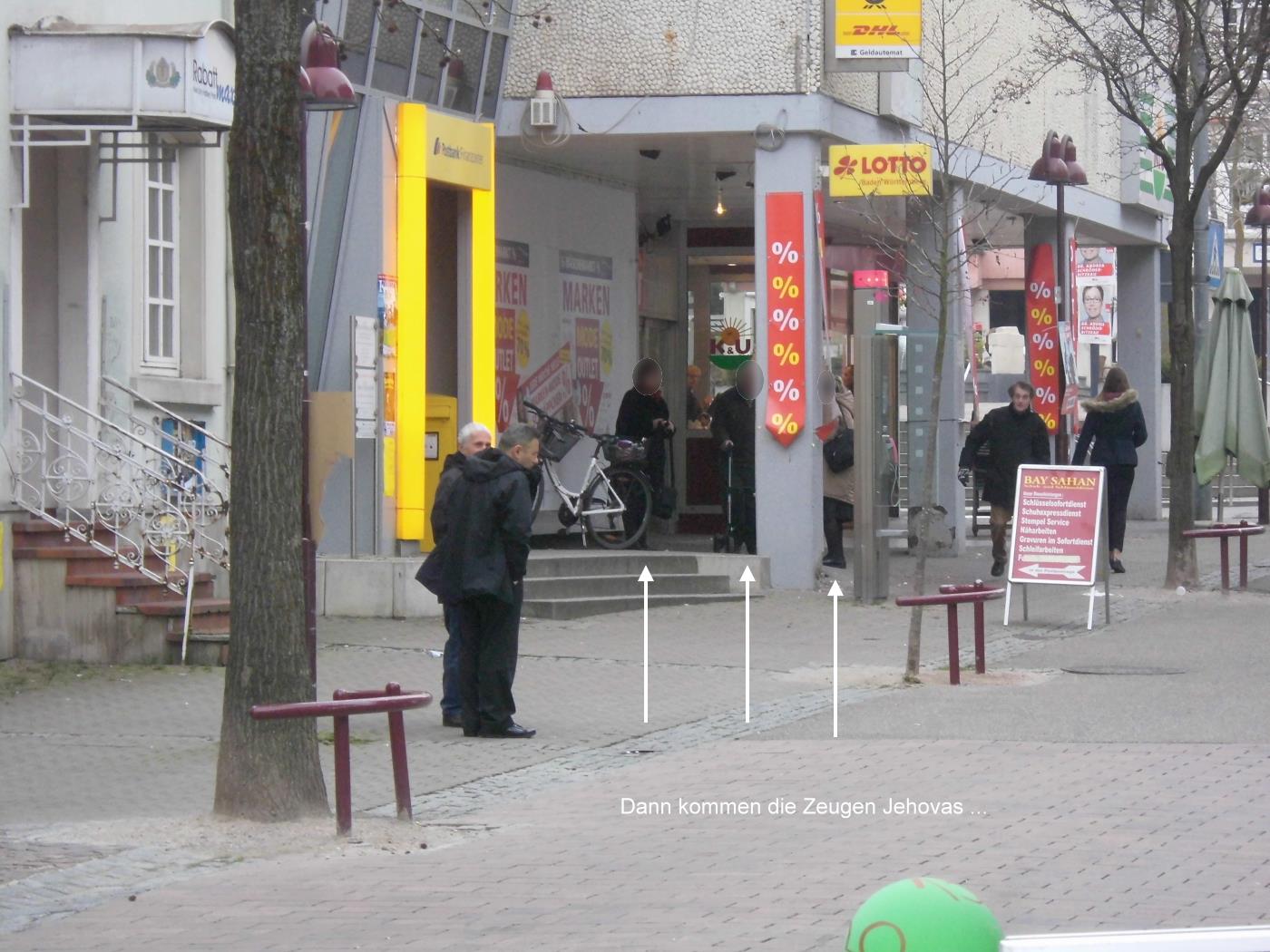 Jehovah's Witnesses in Wiesloch recognize their embarrassment