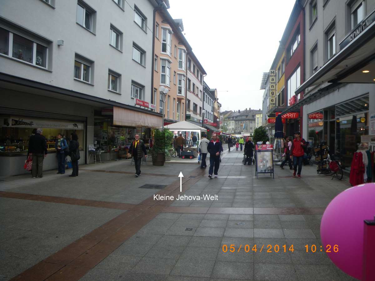 Jehovah's Witnesses in Bruchsal call the police