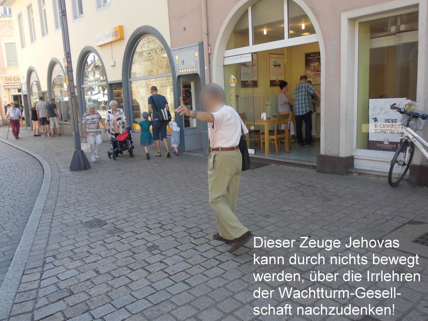 Jehovah's Witnesses in Speyer: Spider seeks flies