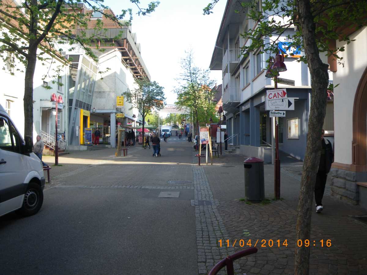 Wiesloch: Jehovah's Witnesses advertise the Anti-Evening Meal