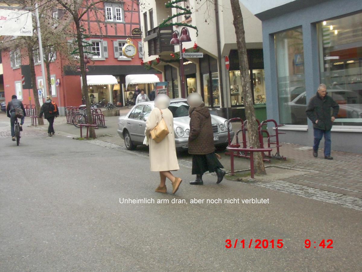 Jehovah's Witnesses fear for their Highness in Wiesloch Pedestrian Zone