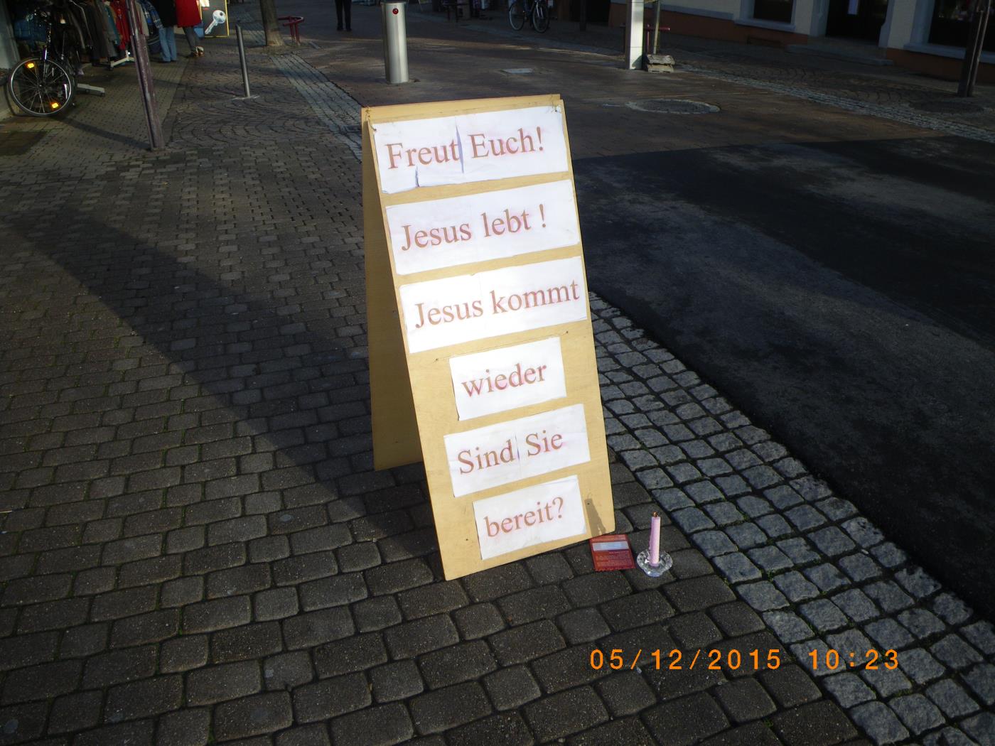 Wiesloch: No Jehovah's Witnesses – but Christians!