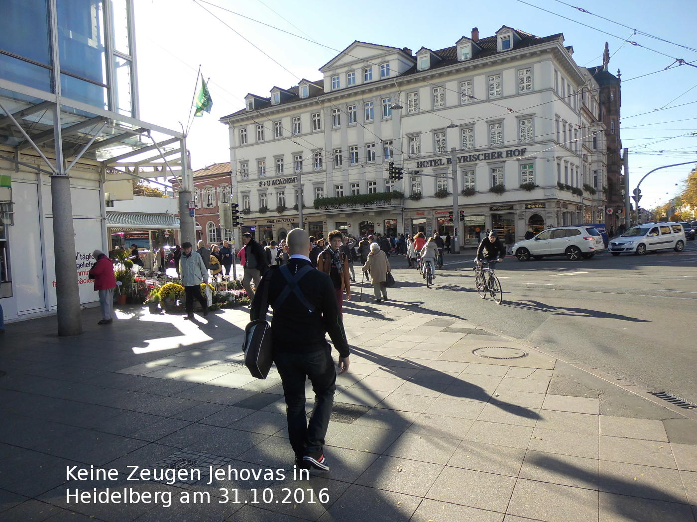 No Jehovah's Witnesses in Heidelberg on 10/31/2016