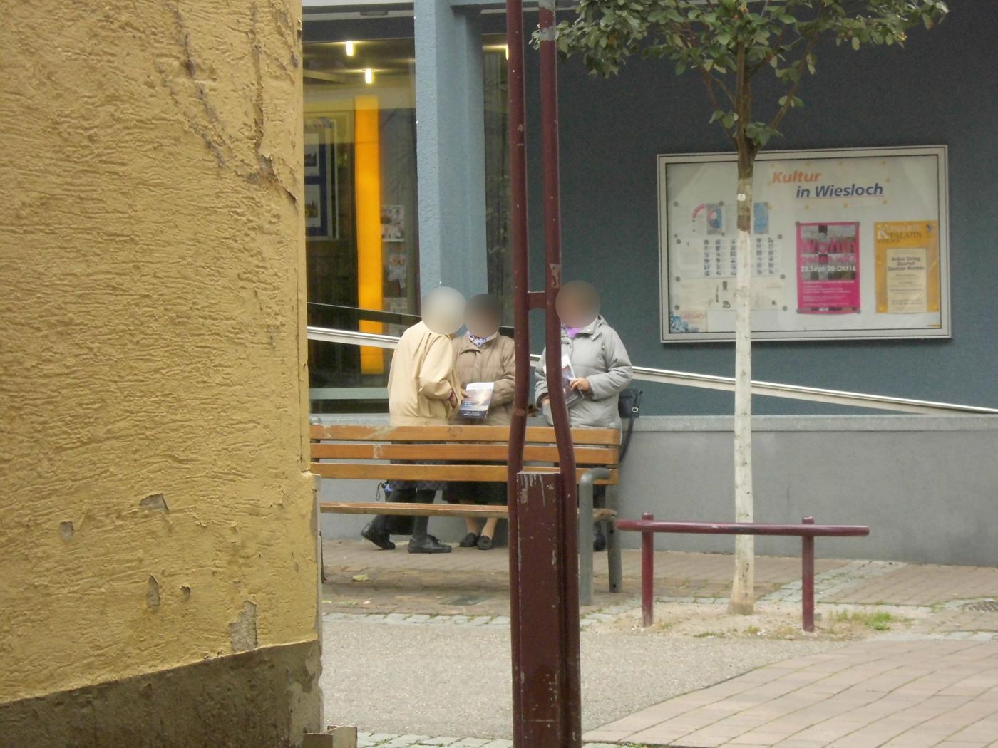 Jehovah's Witnesses in Wiesloch are in a bad mood